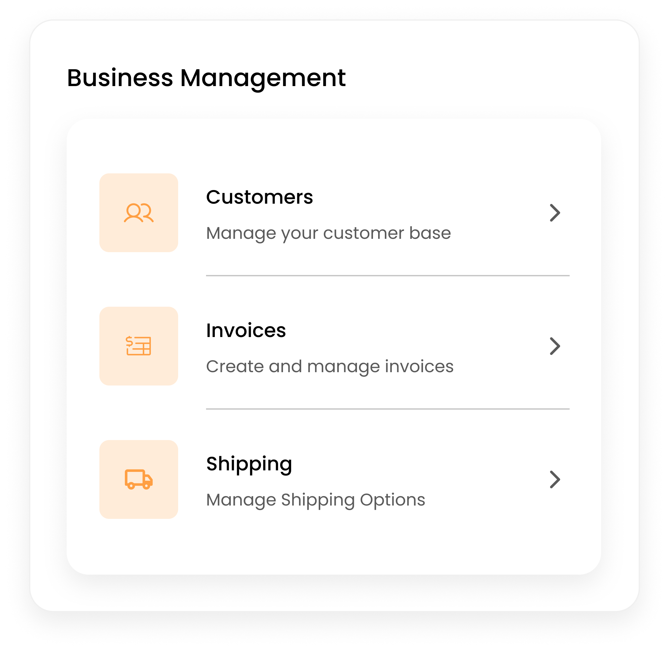 Business managmenr section